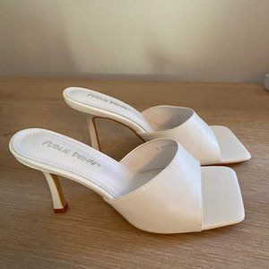 Zavia Square-Toe Mule Sandals